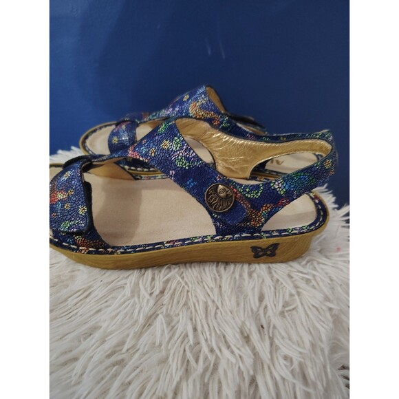 Women's Alegria PG Lite KEN-158 Leather Sandals Humming Bird Mosaic Theme US 8 - Picture 4 of 11